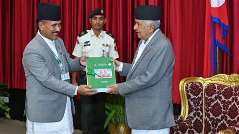 OAG Submits 61st Annual Report To President Paudel Epardafas