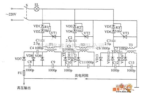 信号产生器中的高压静电发生器电路图二 将睿