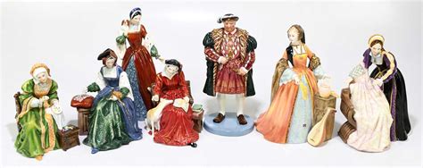 Lot 749 Royal Doulton Henry Viii And His Six Wives