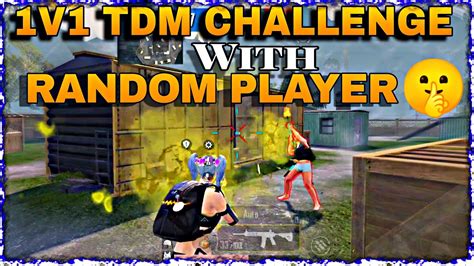 😱the Best 1v1 Tdm Challenge With Glacier Aggressive Player🔥 Pubg