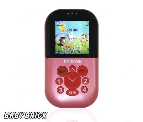 Детский мобильный телефон BB-mobile Жучок (розовый)