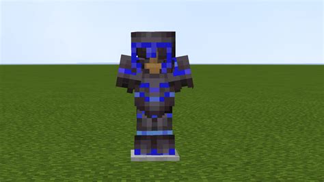 Gilded Netherite Armor Blue Edit Minecraft Texture Pack