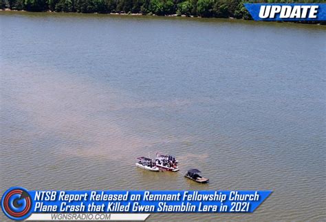 Ntsb Report Released On Remnant Fellowship Church Plane Crash That