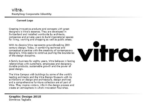 Vitra Logo Re-imaging on Behance