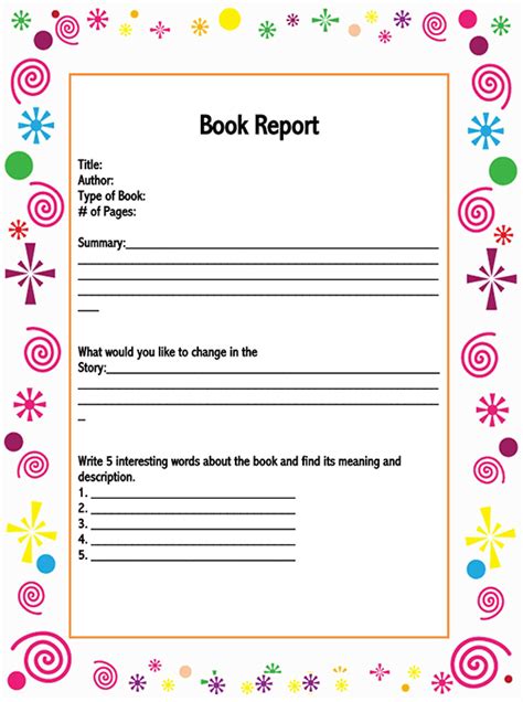 ⚡ How To Write A Book Report Example Usmc Book Report Template 2022 12 23