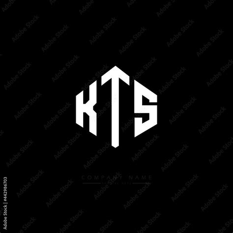 KTS letter logo design with polygon shape. KTS polygon logo monogram ...