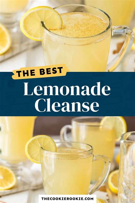 Lemonade Cleanse (Master Cleanse Recipe) - The Cookie Rookie®