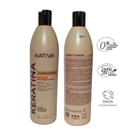 Tuambia Acondicionador Keratina Kativa 550 Ml