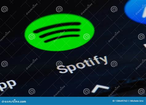 Spotify App Editorial Stock Photo Image Of Connection 138649763