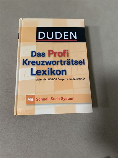 Duden Profi Kreuzworträtsel Lexikon Kaufen auf Ricardo