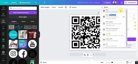 Como Fazer QR CODE no Canva Grátis Fácil e Rápido