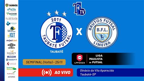 AO VIVO e IMAGENS Taubaté Umbro Futsal x Brutos Futsal SEMIFINAL