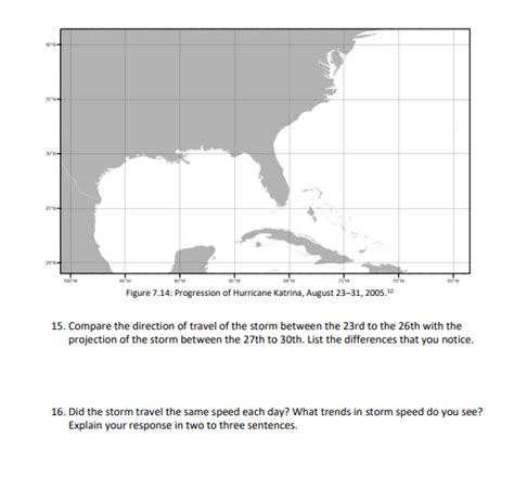 Solved Figure Progression Of Hurricane Katrina August Chegg