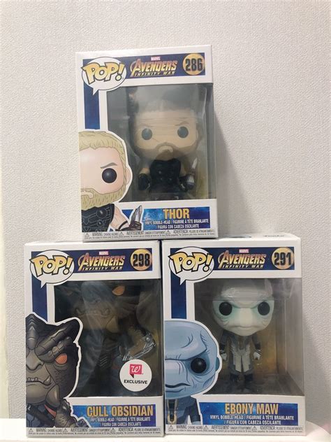 Funko Pop Marvel Avengers Infinity War Thor Gull Obsidian Ebony