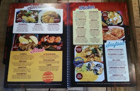 Online Menu Of La Cocina Restaurant Lakewood New York 14750 Zmenu