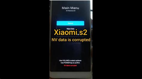 Nv Data Is Corrupted Xiaomi Redmi S Via Ufibox Flash Unlock Disable Mi