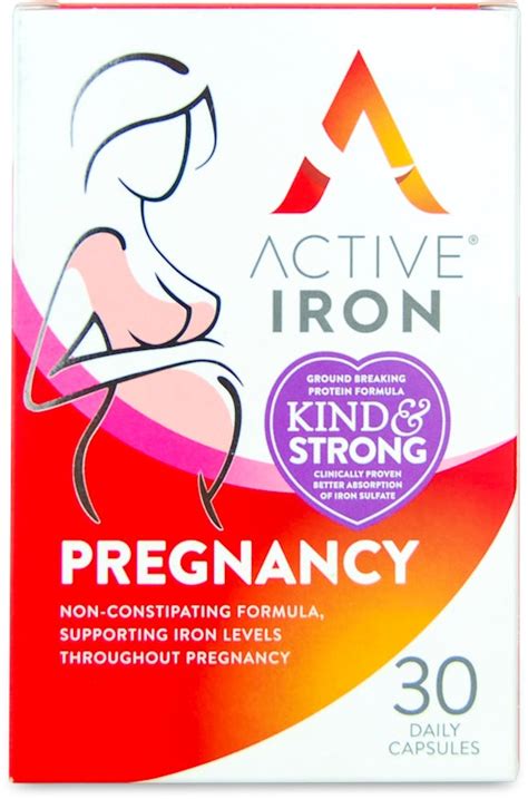 Active Iron Pregnancy 30 Capsules Medino