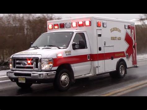 Long Branch Elberon First Aid Squad Ambulance Responding