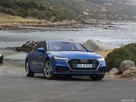 2019 Audi A7 Sportback (Color: Ara Blue) - Front | HD Wallpaper #56