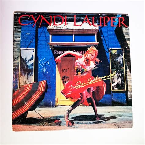 Vintage Cyndi Lauper She's so Unusual Vinyl Record LP - Etsy