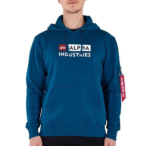 Alpha Industries Hoodie Alpha Block Logo 1 Tlg Otto