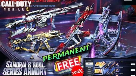 Get FREE Legendary Gun Skin In COD Mobile Samurai S Soul Series