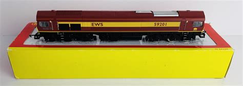 Hornby Oo Gauge R2520 Ews Class 59 Vale Of York With Dcc Digital Tts Sound Fitted 59 Boxed Pand