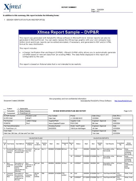 Validation Plan Pdf Microsoft Excel Intellectual Works