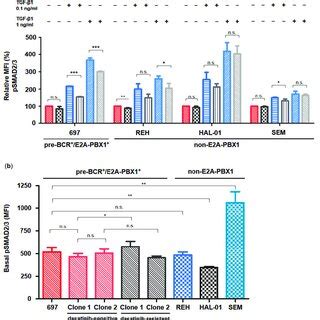 Dasatinib partially blocks TGF β1 induced phosphorylation of SMAD2 3 in