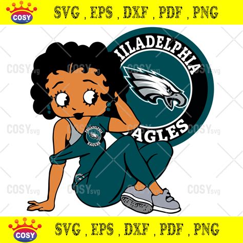 Philadelphia Eagles Betty Boop Svg Sport Svg Eagles Betty Boop