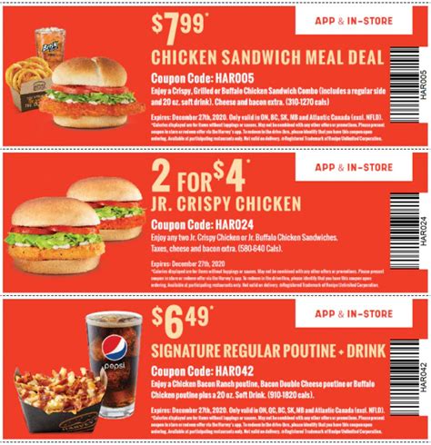 Harveys Canada Coupons ON Until December 27