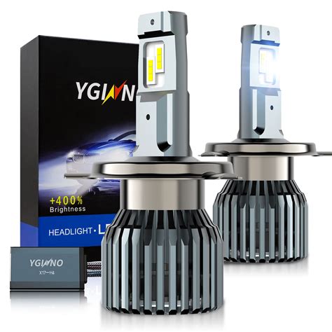 Buy YGINNO H4 9003 LED Headlight Bulbs 100W 20000 Lumens 500