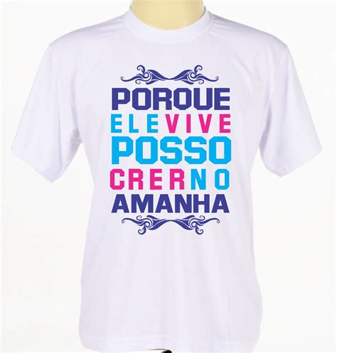 Camiseta Estampada Frases Gospel Cristã Jesus Evangélica R 25 02 em