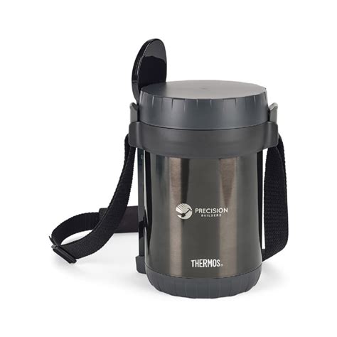 Branded Thermos® Vacuum Insulated Meal Carrier Silkletter