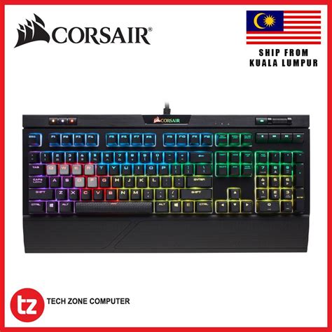 Corsair Strafe Rgb Mk Mechanical Gaming Keyboard Cherry Mx Red Ch