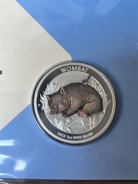 Srebrna Moneta Wombat Kolor Perth Mint Oz Zywiec Kup Teraz Na