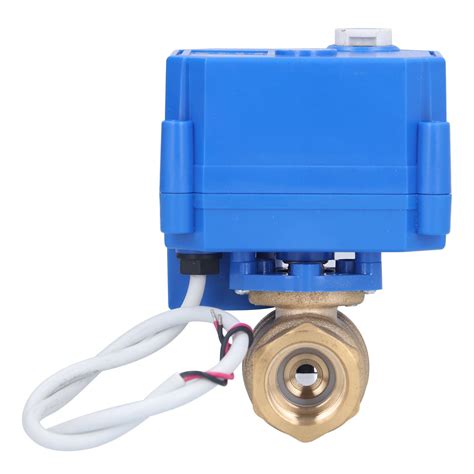 Electric Ball Valve Bsp Brass Motorized Mini Dn15 12 Inch Dc9~24v 2 Wire Auto Return Setup