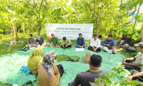 Penuhi Aspirasi Warga Digelar Sosialisasi Dan Rembug Peningkatan Air