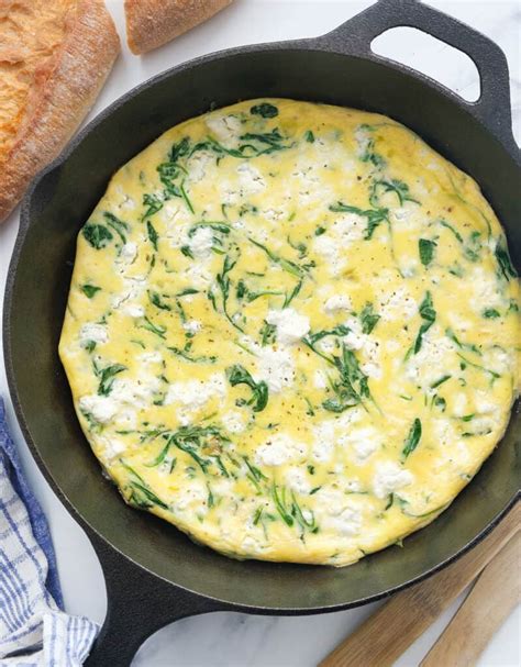 Arugula Frittata With Feta The Clever Meal