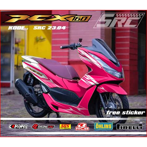 Decal Sticker Honda Pcx 160 Plain Full Body 2021 2022 2023 2024 Sticker