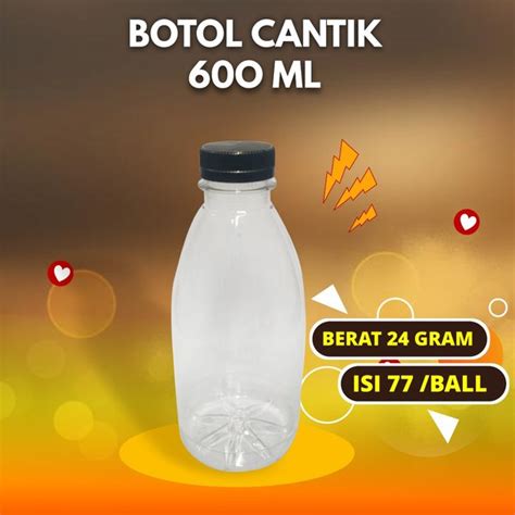 Jual Botol Cantik Ml Botol Plastik Ml Di Lapak Newbotol