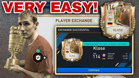 HOW TO GET 114 OVR KLOSE EASILY TROPHY TITAN KLOSE EXCHANGE GUIDE