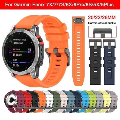 Pulseira De Rel Gio De Silicone Para Garmin Fenix Pulseira Easyfit