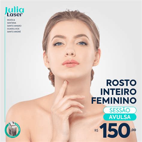 Sess O Avulsa Depila O Rosto Inteiro Feminino Julia Laser