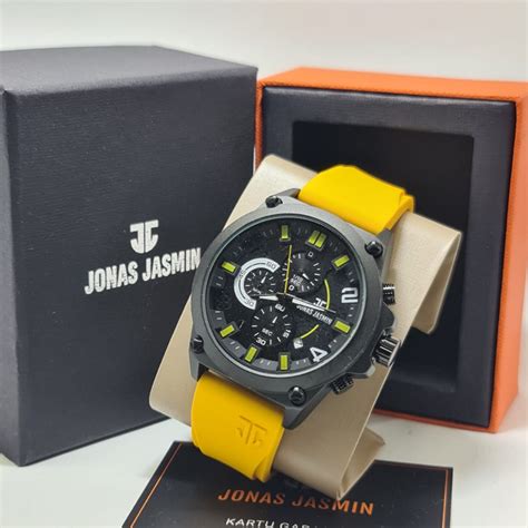 Jual Promo Jam Tangan Pria Cowok Original Jonas Jasmin Anti Air H