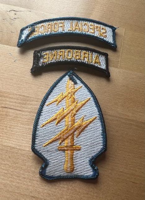 Special Forces Patch and Tab Embroidered (full size) - Excalibur Industries