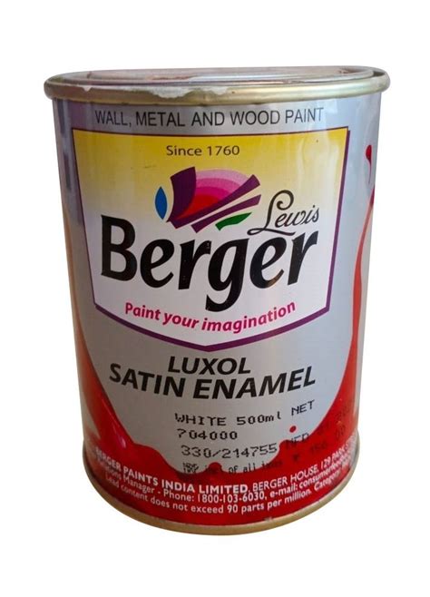 Berger Luxol Satin Enamel Paint Ml With Services Of Home Painting At