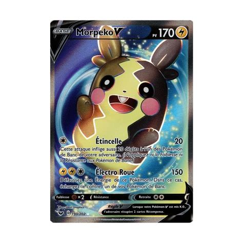 Morpeko V Full Art Ultra Rare Ultra Rare Epee Et Bouclier