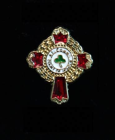 Knight Commander Of The Court Of Honor Lapel Pin Cross Nd Degree