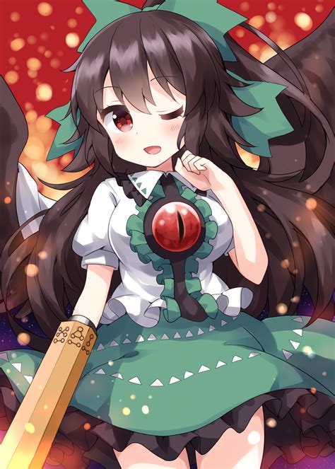 Reiuji Utsuho Touhou Drawn By Ruutksymkw Danbooru